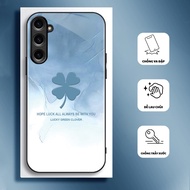 Ốp Lưng cho SAMSUNG GALAXY A16/ A26/ A36/ A56 5G Mặt kính cường lực cao cấp HOẠ TIẾT CẨM THẠCH