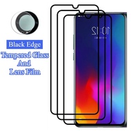 Full-screen Drop Protection Black Edge Tempered Glass And Lens Film For Vivo V1930 V1932A V1934A V19