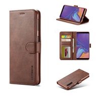 XICCI Wallet Phone Case For Samsung A7(2018) A750 Magnetic 360 Retro Leather Credit Card Money Slot 
