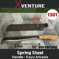 XVenture 13'' Parang Atap Spring Steel Knife /Camping Knife / Pisau Parang / Camping / Fishing / Hig