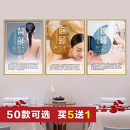 [61% Repurchase Rate] Beauty Salon Decorative Painting New Chinese Style Background Wall Mural Healt