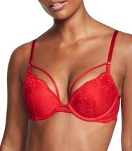 Push Up Bra, Adds One Cup Size, Padded, Plunge Neckline, Lace, Bras for Women, Very Sexy Collection,