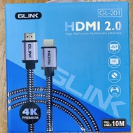 GLINK Cable HDMI 4K 2.0 Model GL-201 Length 1.8/3/5/10/15 Meters