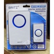 BRITZ Wireless Doorbell Set 912DC Transmitter Receiver 100M HDB BTO CONDO LANDED Door Bell