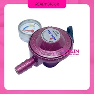 Regulator WINN GAS Body KECIL Tekanan Rendah + Meter - Kompor Gas Elpiji Meteran Low Pressure