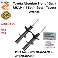 Toyota Absorber Front RH/LH ( Gas ) ( 1 Set ) - Toyota Avanza ( 48510-BZA70 + 48520-BZ490 ) 2pcs