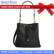 Coach Handbag In Gift Box Rowan Bag Black # CBH06
