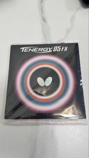 全新 Butterfly Tenergy05fx 蝴蝶 T05fx T05 fx套膠 紅色 Red 2.1mm
