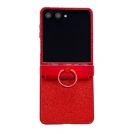 Sparkly Glitter Flip Phone Casing For Z Flip 8/7/6/5/4 Full Wrap Hinge Protection Z Flip7 FE 5G Rhin