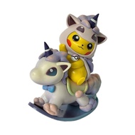A Pokémon GK Pokémon Pikachu Rocking Trojan Unicorn cos Series Figure Model Car Decoration 7.19 SPF9