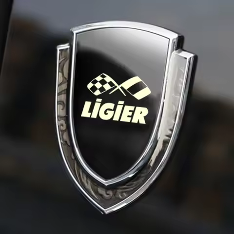 car stickers 3D metal accsesories auto accessory for ligier js50 L js2 js60 jsrc jsp4 X-TOO