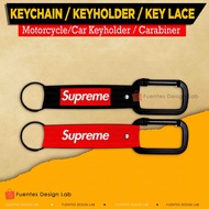 SUPREME Keyholder / THAI KEYCHAIN / SUPREME KEY LACE / THAI DESIGN / Carabiner / THAI LOOKS