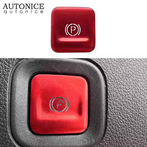 Electronic Parking Brake Button Ring Trim Fit for Chevy Silverado 1500/GMC Sierra 1500 2500 3500 HD 