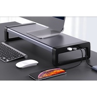 Orico aluminum Monitor Stand with usb 3.0 hub 4 ports Hsq-02h - Aio i-mac Laptop Pc table