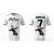 Ronaldo No.7 Football Competition Training T-shirt Autumn Sports Dry Quickly Child T-shirt