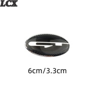 LCX 1 Piece 6X3.3CM Car Steering Wheel Center Logo Cover Badge Emblem Interior Accessories for KIA K