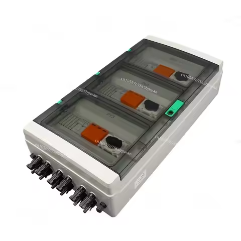 1000V Waterproof Plastic Solar PV AC + DC Combiner Box 3 Input 3 Output String Junction Box 3 Solar 