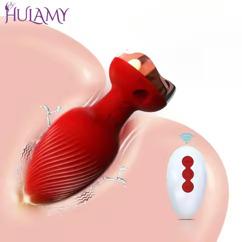 Rose Anal Vibrator For Women Dildo Butt Plug G spot Stimulator Wearable Vibrator For Men Prostate Ma