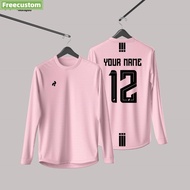 FREE Custom Nama Nombor LONGSLEEVE JERSEY LENGAN PANJANG CUSTOM FREE NAMESET JERSI LONG SLEEVE BAJU 