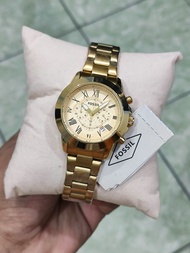 1pair Couple Grant Chronograph Fossil Original Actual Pic. U.S Grade Japan Quartz Movement Watch ( H