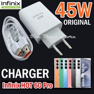 Infinix Charger 45 Watt Fast Charging Original Model U450XEA For Infinix Hot 60 Pro Charger Infinix 