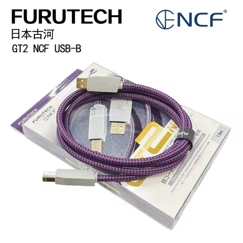 FURUTECH GT2 NCF USB-B CABLE TYPE A-B NEW 0.6M/ 1.2M/ 1.8M /2.5M /3.6M /5.0M Original Made in Japan
