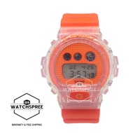 [Watchspree] Casio G-Shock DW-6900 Lineup Lucky Drop Series Orange Resin Band Watch DW6900GL-4D DW-6900GL-4D DW-6900GL-4