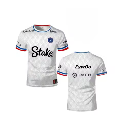 New Vitality Team 2025 CS2 EPL Championship T-shirt ZywOo Fans Customized Fashion Street Outdoor Bre