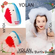 YOLANDAGOODS Shark Bath Bomb, Shark Pattern Sea Animal Bubble Bath Bombs Jaws Bath Bomb, Easy to Cle