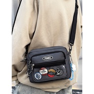 Pain Bag Water Cup Messenger Bag Boy Youth Junior High School Student Small Shoulder Bag Boy Bag Pri