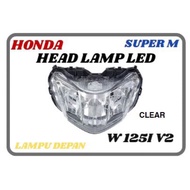HONDA WAVE125I WAVE 125I W125I W125I V2 FI HEAD LAMP HEAD LIGHT LED CLEAR STANDARD