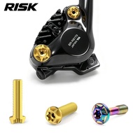 Titanium Alloy Road Bike Disc Brake Caliper Fixing Bolts for Shimano 105 R7070 Ultegra R8070 R8170 D