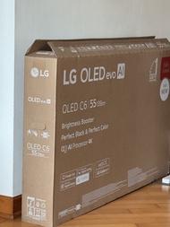 LG OLED evo AI C6 55吋 TV empty Box 