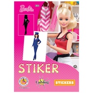 ES 2  Barbie Stickers 4 Pages B6 Size