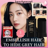 24h Shipping 【gift】C.FOURTEEN Hair dye stick with comb Cover White Hair #beauty