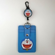 Doraemon Ezlink Card Holder With Retractable Leash & Keyring