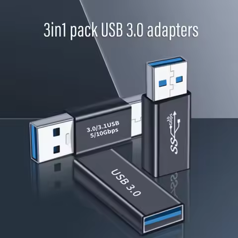 3 types of USB 3.0 Adapter kits, USB 3.0 female to female and male to male, high-speed conversion ex
