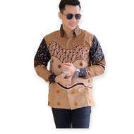 KEMEJA Men's long-sleeved batik shirt, men's shirt, Racaya burga