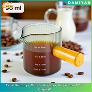 [DMY] 90ml Espresso Measuring Cup - Double Spout Measuring Cup - Professional Barista Coffee Cup