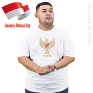 Kaos pria 17 agustus 2022 baju jumbo kemerdekaan HUT RI 77 Indonesia