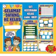 Pos Besok | Carta Sekolah 2025 - Set Keceriaan Kelas | Jadual Bertugas | Jadual Waktu | Set Lengkap
