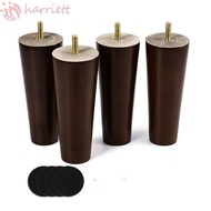 HARRIETT Sofa Leg Wooden Replacement Bed Conical Chair TV Cabinet Furniture Leg