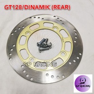 GT128 / DINAMIK PILING DISC BELAKANG SIAP SCREW GT128 REAR DISC PLATE DISC BRAKE GT 128 DINAMIK