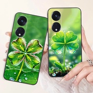 Oppo Reno8 T/ Reno8 T 5G/ Reno 8T / Reno 8T 5G 4-leaf clover case for luck, peace, camera protection