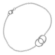 Pre-owned Cartier Baby Love bracelet for women, approximately 17.5cm wrist, 18K white gold, approxim