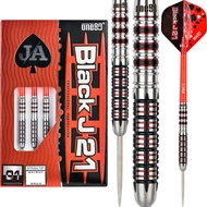 ONE80 STEEL TIP DART - 23G (BLACK J21-01) 90% Tungsten STEEL DARTS 23G