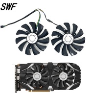 New 2PCS/set 85MM HA9010H12F-Z 4Pin GPU Cooler Fan For MSI GTX 1060 OC 6G GTX 960 P106-100 P106 GTX1