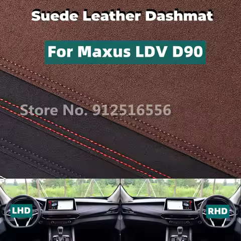 Car Accessories Suede Leather Dashmat Dash Mat Pad Dashboard Cover Sun Shade Carpet For Maxus LDV D9