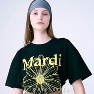 TSHIRT FLOWERMARDI_BLACK YELLOW