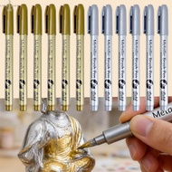 8-2Pcs Metal Color Paint Pen - Art Teaching Supplies - Quick Drying Marker Pen - Water-Based Waterco